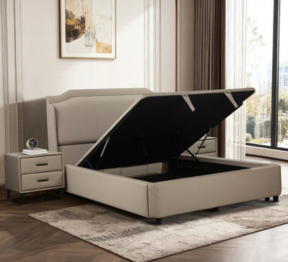 Faux Leather Ottoman Bed | Designer Collection