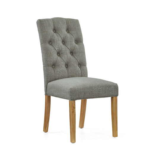 Normandy Grey Chelsea Dining Chair - Flat Pack