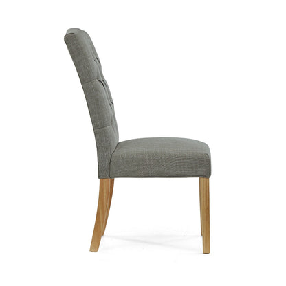 Normandy Grey Chelsea Dining Chair - Flat Pack