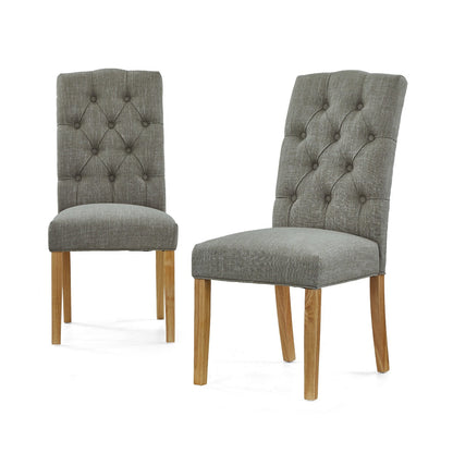 Normandy Grey Chelsea Dining Chair - Flat Pack