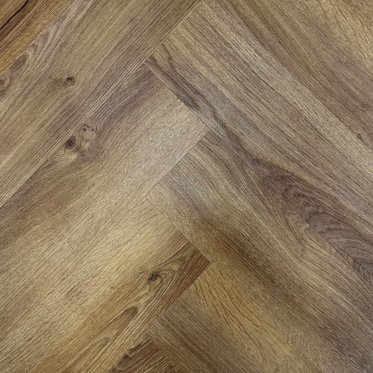 Elenza 6mm Herringbone LVT Flooring - Kentucky Oak