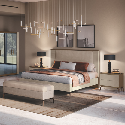 Upholstered beds with storage – Linea Collection