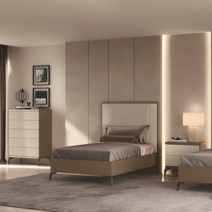 Upholstered beds with storage – Linea Collection