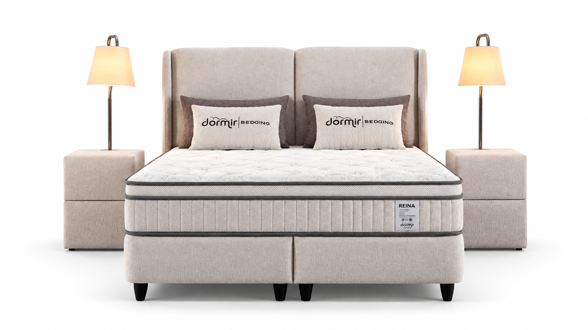 The Reina Luxury Bed | Ottoman storage