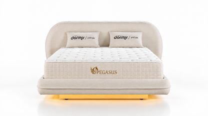 The Pegasus Luxury Ottoman Bed | Floating Base & LED Accent Lights