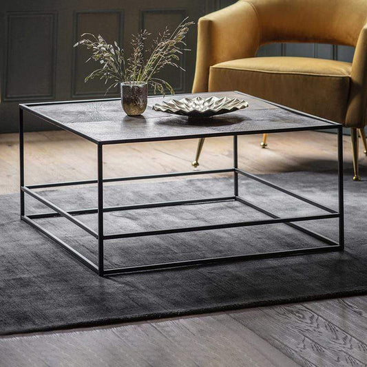 Hadston Coffee Table Antique Silver