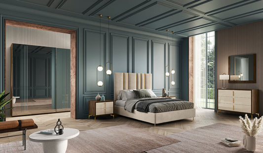 Tiffany Bed – Elegant Upholstered Bed