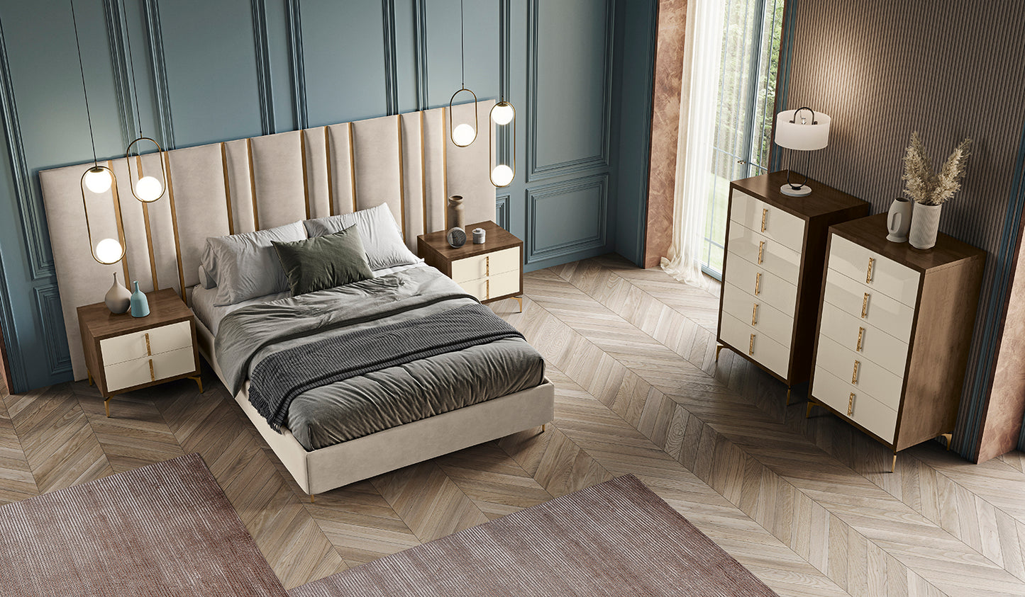 Tiffany Bed – Elegant Upholstered Bed