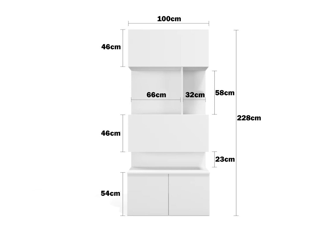 Royal Bookcase Desk 100