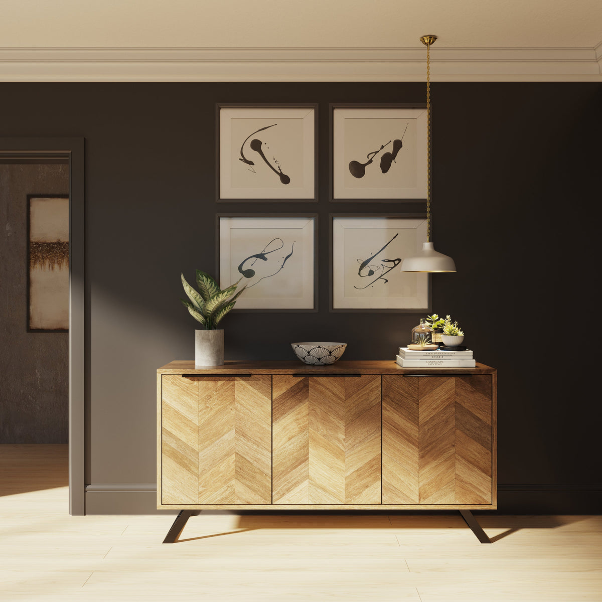 AGRA 2 DOOR SIDEBOARD