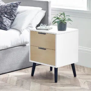 Alba 2 Drawer Bedside