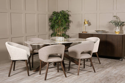 Ariya Dining Table Brown