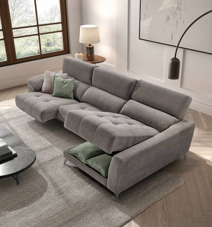 Anabel Italian Leather sofa | Electric Slider