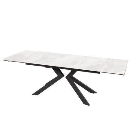 Ascoli Extending White Ceramic Dining Table