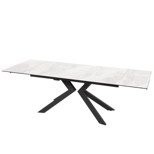 Ascoli Extending White Ceramic Dining Table