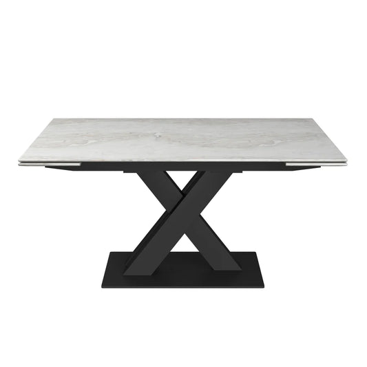 Bari 160-200cm Marble Extending Dining Table