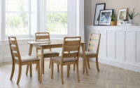 Boden Oak Veneer Rectangular Table