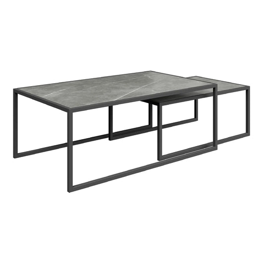 Brando Set Of 2 Ceramic Coffee Table Set