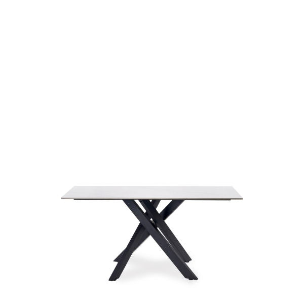 Bradley White Marble Dining Table