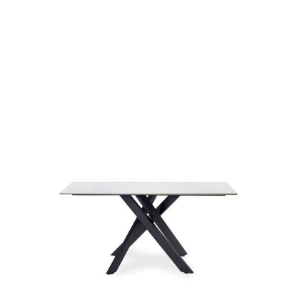 Bradley White Marble Dining Table