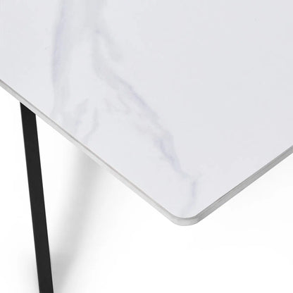 Bradley White Marble Coffee Table