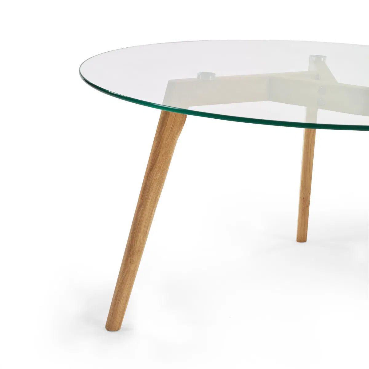 Bryant Round Glass Coffee Table
