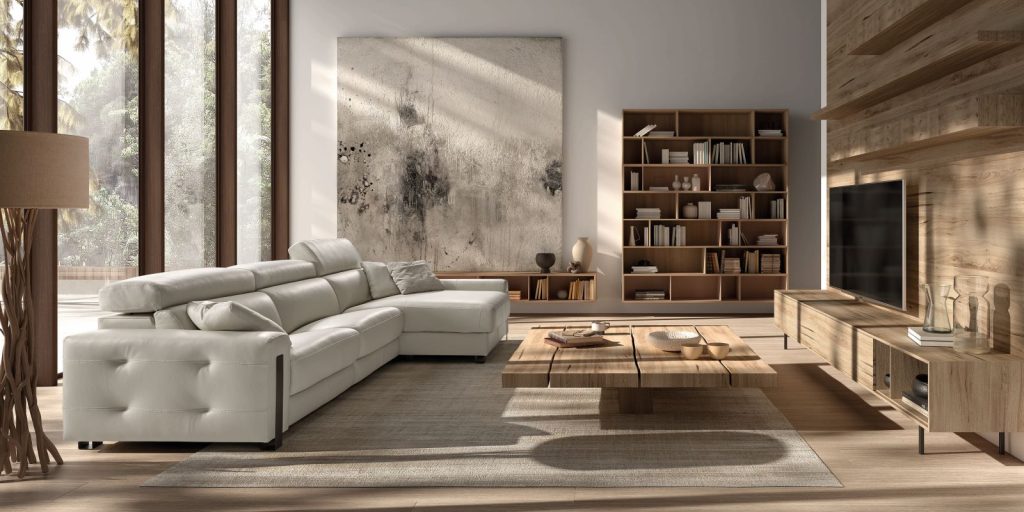 Barein Italian Leather sofa | Electric Recliner