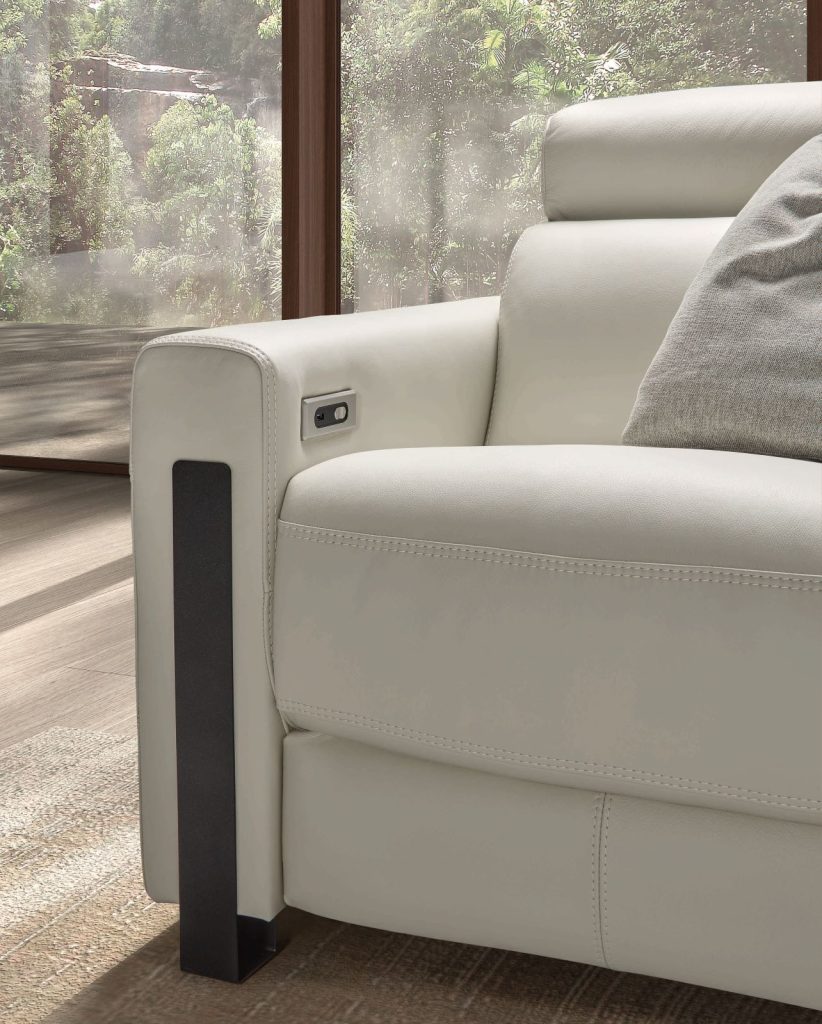 Barein Italian Leather sofa | Electric Recliner
