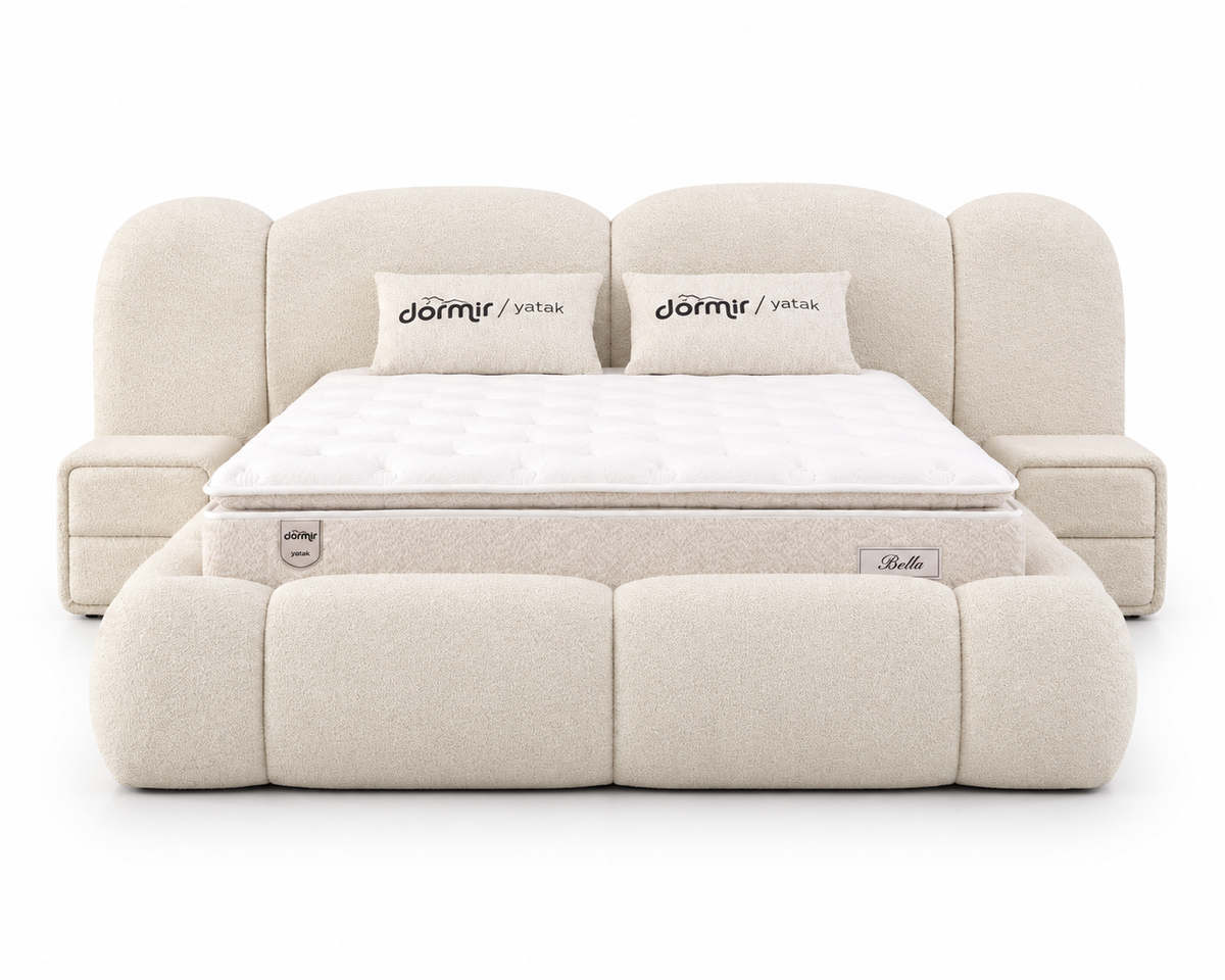 The Bella XL Luxury Ottoman Bed | With Matching Bedside Tables