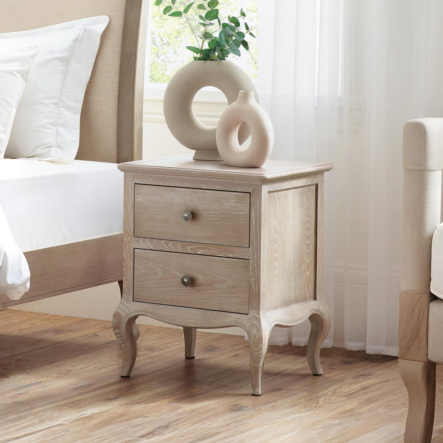 Camille 2 Drawer Bedside