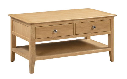 Cotswold Coffee Table With 2 Drawers