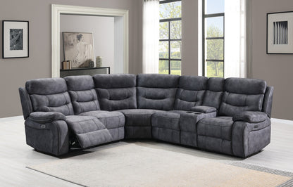 Carrie Grey Velvet Sofa