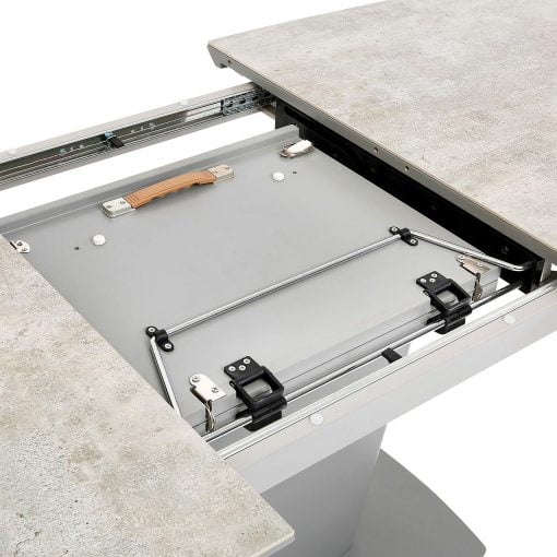 Casserta 1.8-2.3M Ceramic Extending Table on Pedestal