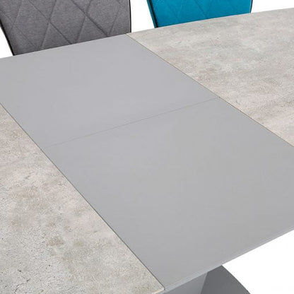Casserta 1.8-2.3M Ceramic Extending Table on Pedestal