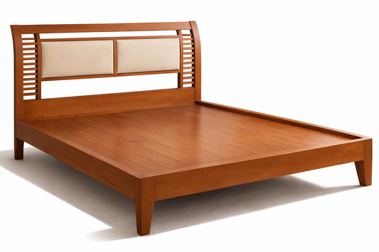 The Lux Bed | Solid Teak Wood | Made in India | 10 Yr warranty