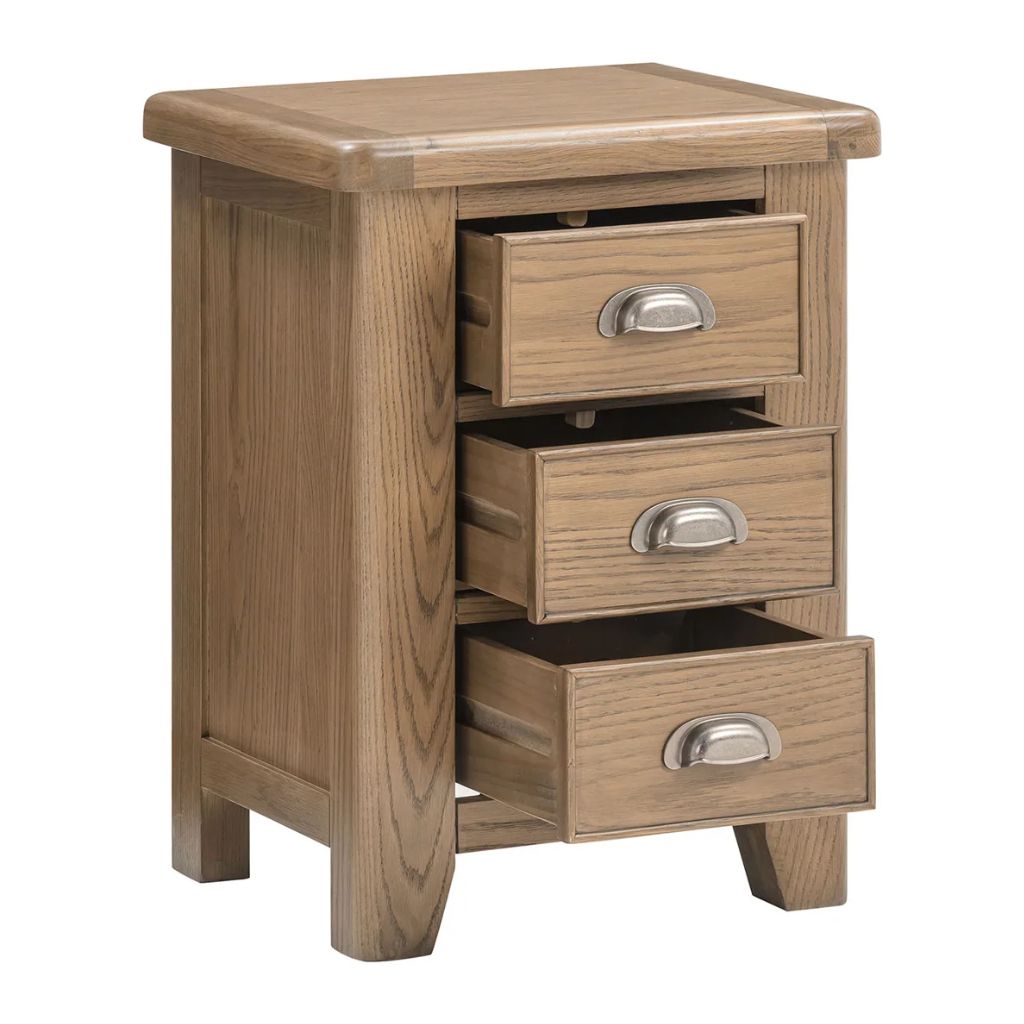 Chatsworth 3 Drawer Bedside - image 2