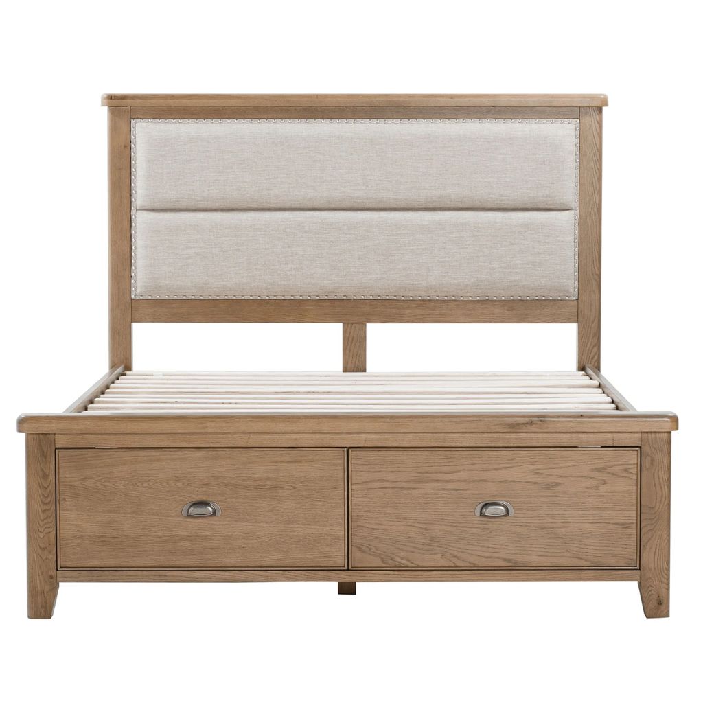 Chatsworth Oak Storage Bedframe - image 3