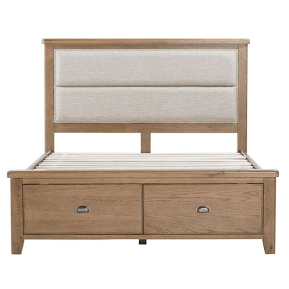 Chatsworth Oak Storage Bedframe - image 3