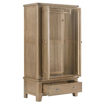 Chatsworth Oak 2 Door Wardrobe - image 2