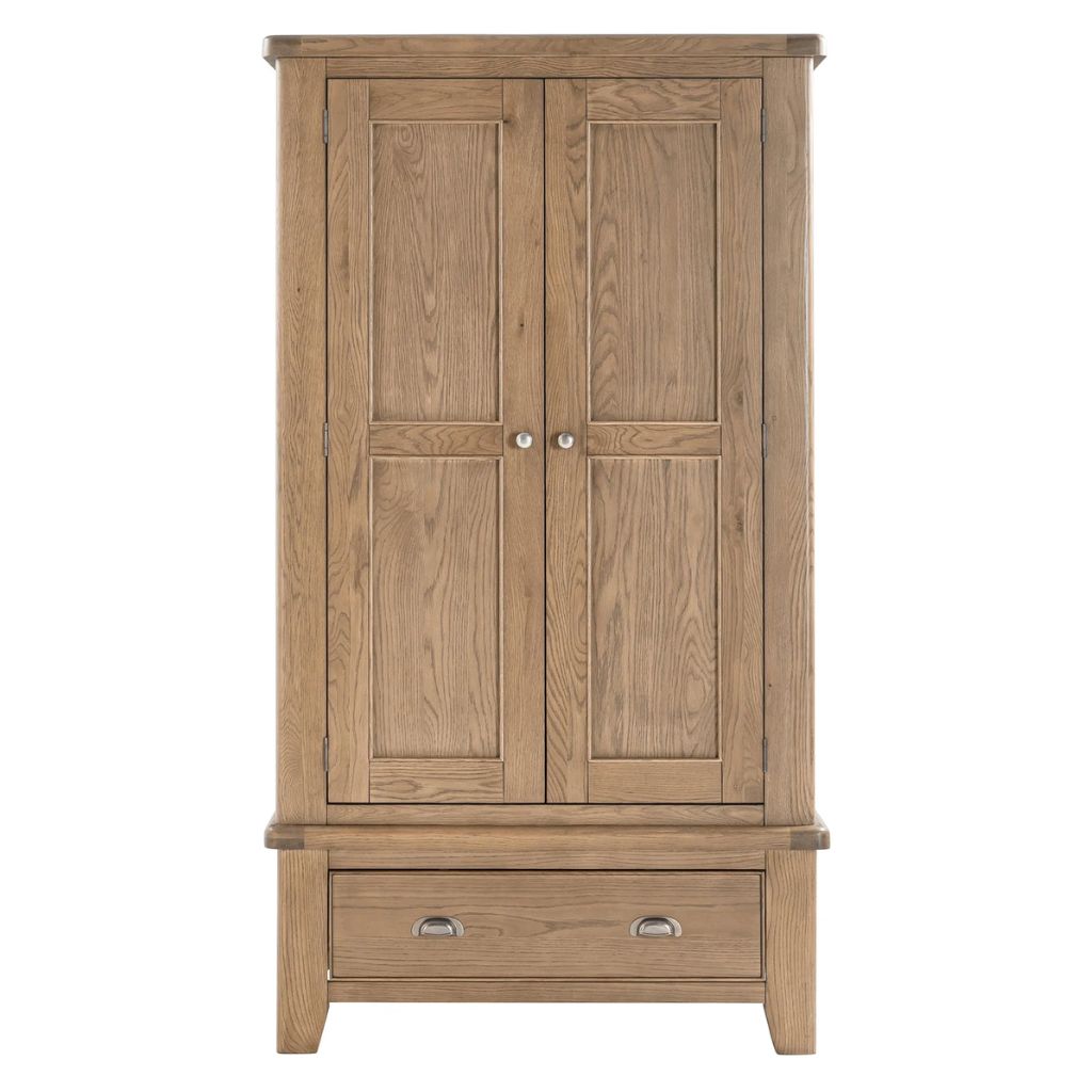 Chatsworth Oak 2 Door Wardrobe - image 3
