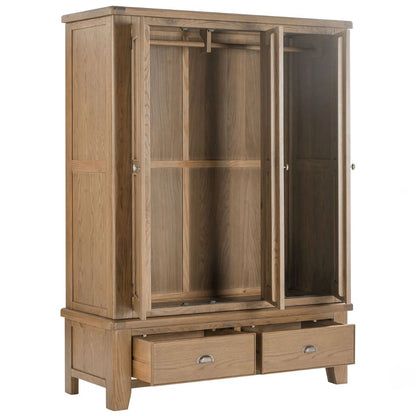 Chatsworth Oak 3 Door Wardrobe - image 2