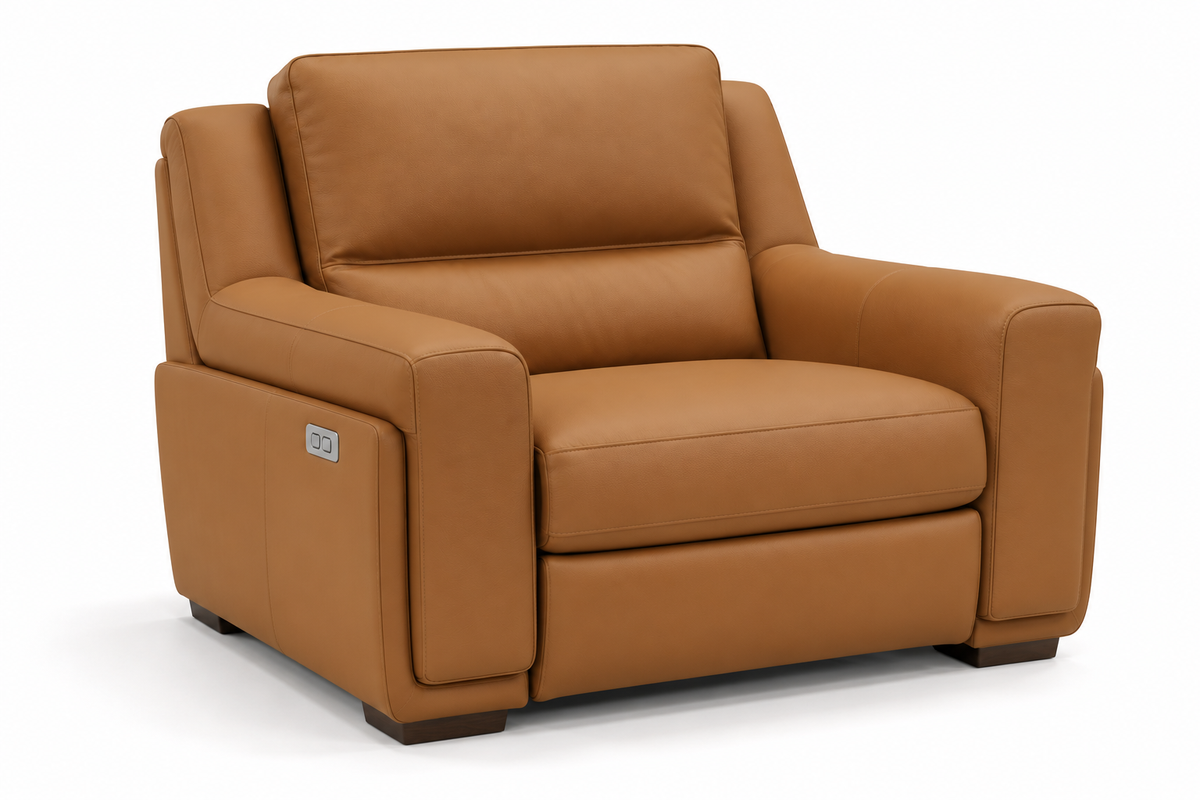 The Campiglio Power Armchair | Italian Leather