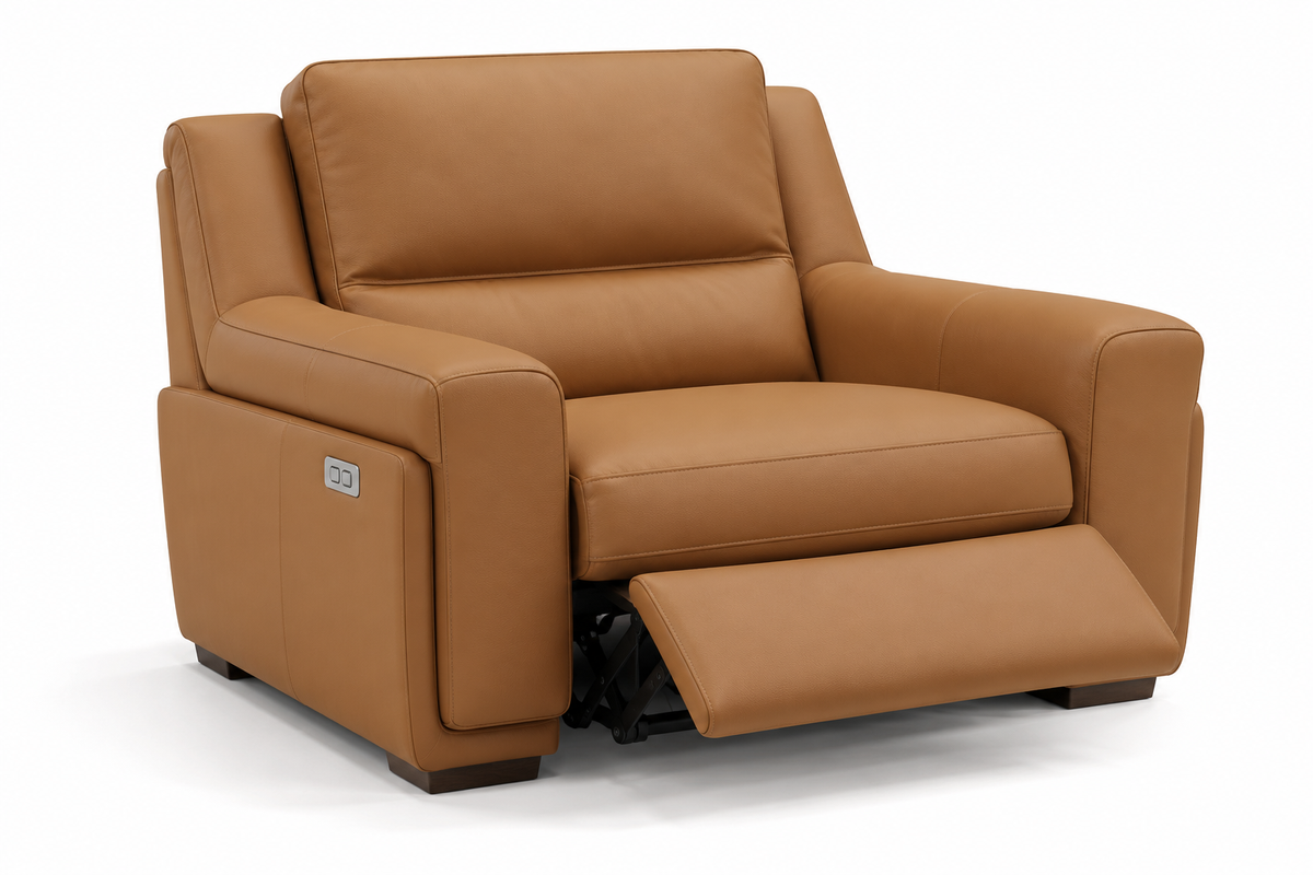 The Campiglio Power Armchair | Italian Leather