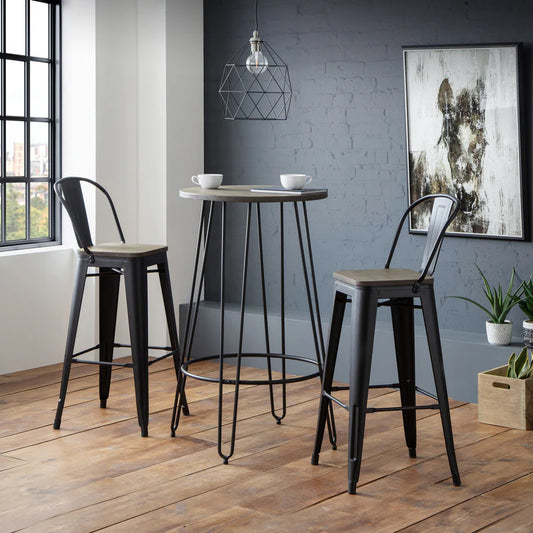 Grafton Metal Bar Stools (Set Of 2)