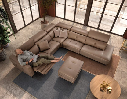 Dino Italian Leather sofa | Electric Recliner | Electric Slider