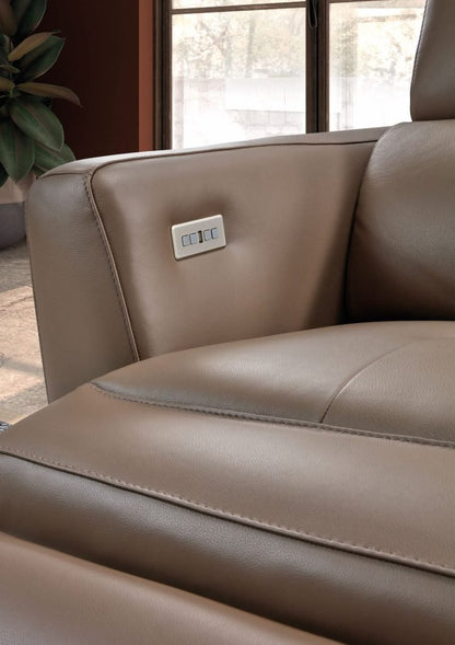 Dino Italian Leather sofa | Electric Recliner | Electric Slider