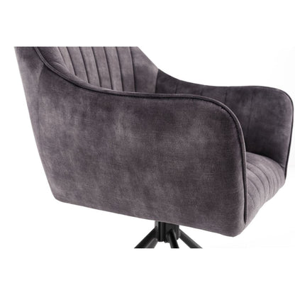 Pair of Elmer Anthracite Dining Chairs - image 6