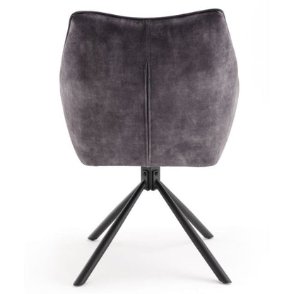 Pair of Elmer Anthracite Dining Chairs - image 8
