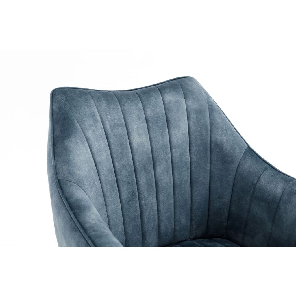 Pair of Elmer Blue Dining Chairs - image 6