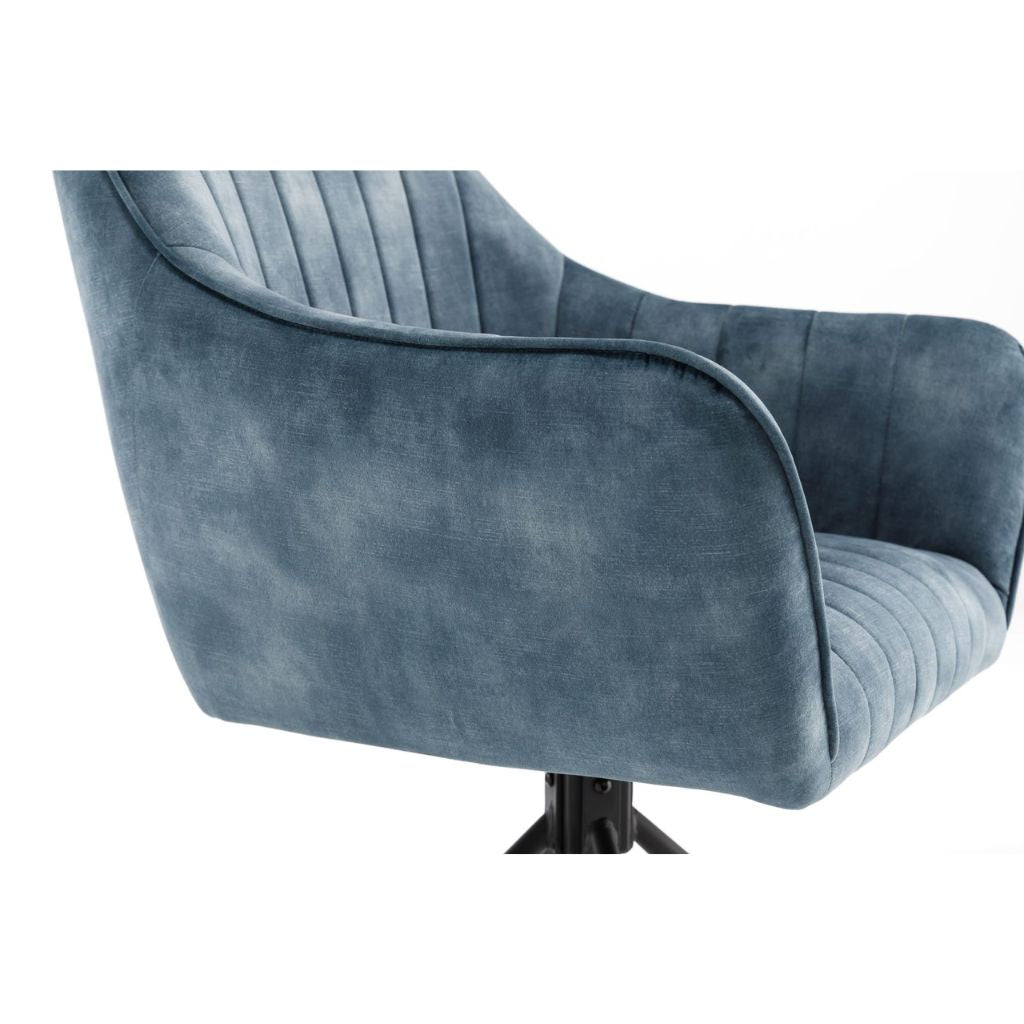 Pair of Elmer Blue Dining Chairs - image 5
